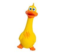 Aumotop Jouets de Poulet en Latex pour Chiens, Jouet Grinçant Interactif Durable pour Jouer et Mâcher Un Matériau Sain (Jaune)