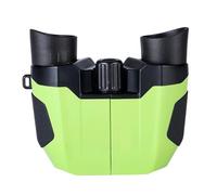 Aumotop Jumelles Compactes pour Enfants avec Image Claire pour Enfants Jumelles Débutants avec Grossissement 10X Observation des Oiseaux, Apprentissage, Camping, Voyages en Voiture (Vert)