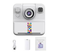 Aumotop Kids Instant Camera with 2.4-inch Screen | Conception portable, Technologie d\' thermique, Écran de protection des yeux, Prend en charge les photos 24 MP, Idéal pour