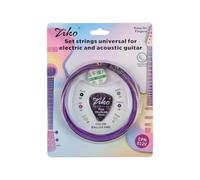 Aumotop Kit de Cordes de Guitare 6 Pièces, tonalité Riche et Vibrante, Extrémités à Billes à Code Couleur, Installation Facile pour les Guitaristes Acoustiques électriques Universels, Cordes