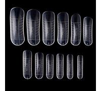 Aumotop Kit de Gel Poly, Extension D'ongles à Séchage Rapide (MT67-2) | Comprend 48 embouts de moule, matériau en résine, convient pour un usage professionnel ou domestique.