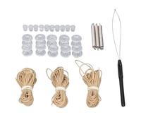 Aumotop Kit de Réparation de Pare-Soleil plissé pour Camping-Car, Outil Retenue Cordon en Nylon Durable pour Pare-Soleil plissé Jour et Nuit, Portable et Facile à Utiliser Les Propriétaires