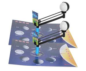 Aumotop Kit Expérimental Ensemble de Jouets éducatifs pour Enfants 2 Unités Modèle D'enseignement Scientifique Jouet D'assemblage de Physique pour 5 Ans et Plus