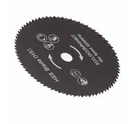 Aumotop Lame de Scie Circulaire à Dents 80T, Disque de Coupe du Bois Robuste pour Machines à Découper, Taille 85mm, Alésage 10mm, Utilisation Polyvalente