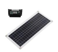 Aumotop Le Kit de Panneaux Solaires Polycristallins 30W Charge Efficacement les Batteries 12V pour Voiture RV Bateau Remorque Marine