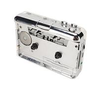 Aumotop Lecteur de Cassettes Portable Convertisseur de Cassettes en MP3 Son Stéréo HiFi Rétro Lecteur USB avec Coque Transparente Chargement Facile pour L'écoute et Les Conversions