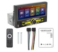 Aumotop Lecteur Stéréo MP5 pour Voiture Radio RDS à écran Tactile Réactif de 6,86 Pouces pour Les Appels Mains Libres, Assistance à la Marche Arrière Les Passionnés de Voiture