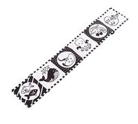 Aumotop Livres Doux pour bébé avec Motifs Noirs et Blancs à Contraste élevé, Livre en Tissu Portable pour L'entraînement des Capacités de Préhension, Parfait Une Utilisation à la Maison et en Voyage