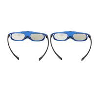Aumotop Lunettes 3D DLP Link 144 Hz Légères et Confortables pour G1 G3 X1, Lunettes à Obturateur Actif de qualité Supérieure pour la Technologie DLP, Matériau PC