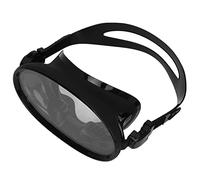 Aumotop Lunettes de Plongée Professionnelles sans Buée avec Pince-Nez pour la Plongée, Fournitures Universelles pour Hommes et Femmes, Noires