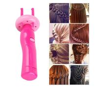 Aumotop Machine à Tresser les Cheveux, Outil électrique pour des Coiffures Rapides et élégantes, adapté aux Adultes et aux Enfants, en Plastique Sûr (Couleur assortie)