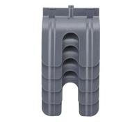 Aumotop Marqueur de Sortie de Cloison Sèche, Outil Positionnement Efficace pour Boîtes électriques, 5 Pièces pour les Amateurs Bricolage, Matériau ABS Blanc (Gris)