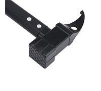 Aumotop Marteau à Cadre Extérieur en Métal, Tête Haute Résistance, Poignée en Caoutchouc avec Sangle, Extracteur de Clous pour le Camping