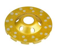 Aumotop Meule Diamantée de 4 Pouces pour le Polissage de la Pierre et la Céramique, Longue Durée Vie, Bonne conductivité Thermique, en Diamant, Convient au Marbre, au Granit et Verre avec Outils