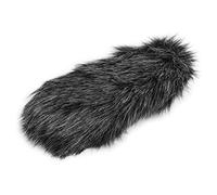 Aumotop Microphone à Caméra Bonnette Anti-Vent, Pare-Vent en Fourrure | Matériau souple, Compatible avec RODE, Réduit le bruit du vent, Idéal pour une utilisation en extérieur