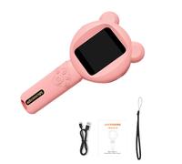 Aumotop Microscope Numérique pour Enfants, Grossissement 500X | Écran de 2,8 pouces, conception portable, 15 lumières LED réglables, outil éducatif pour les enfants