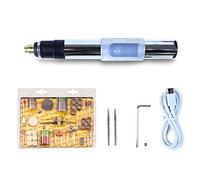 Aumotop Mini Broyeur électrique, Outil sans Fil à 3 Vitesses (Type3) | Conception rechargeable et portable, mandrin en cuivre pur, applications polyvalentes