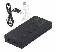 Aumotop Mini Dispositif de Changement de Voix, Diffusion Carte Son Portable, 7 Changements Voix, Facile à Transporter et à Ranger, Convertisseur pour Plates-formes Jeu, équipement Essentiel pour