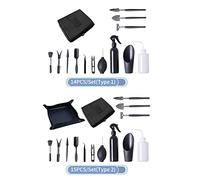 Aumotop Mini Ensemble D'Outils Manuels de Plantation de Jardin, 15 Pièces, Kit Transplantation bonsaï Succulents, Tapis Jardinage Imperméable, Facile à Transporter et à Utiliser pour L'entretien