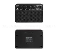 Aumotop Mini Haut-parleur de Guitare électrique Portable 10 W, Puissant Ampli Rechargeable pour la Pratique Quotidienne, les Performances de Rue, Prend en Charge la Connexion BT/casque, Interface