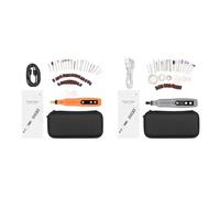 Aumotop Mini Meuleuse sans Fil, Ensemble D'outils Rotatifs Portables, Perceuse électrique Portative, Charge USB Rechargeable, 5 Vitesses avec Lumière LED pour Couper, Poncer, Graver, Polir, Convient