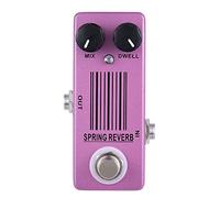 Aumotop Mini MOSKY MP-51 Pédale de Guitare Simple à Réverbération à Ressort True Bypass pour les Effets de Retard Distorsion Métallique