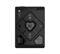 Aumotop Mini Télécommande BT sans Fil pour Hohem ISteady M6/Pro 4/Mobile + Stabilisateur de Cardan Transmission Pratique 10 M - Noir/Blanc pour Un Enregistrement Vidéo Fluide (Noire)