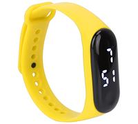 Aumotop Montre Numérique LED, Bracelet en Silicone, Mouvement | Bracelet en silicone durable, design minimaliste, affichage clair de l\'heure, 4 couleurs vives.