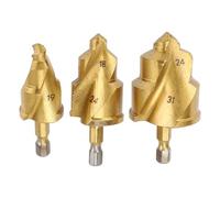 Aumotop Outil de Réparation D'extenseur de Tuyau PPR, Ensemble Forets D'alésage Durables en Acier à Haute Teneur en Carbone-parfait pour les Plombiers Professionnels