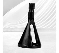 Aumotop Outil D'ébavurage à Chanfrein Externe pour éliminer Efficacement les Bavures pour Divers Forets, Dispositif de Chanfreinage Noir en Acier Inoxydable le Polissage de la Pièce, 1 Pièce les