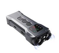 Aumotop P9 Chien Aboiement Dissuasif Silencieux Formateur Bouchon Dispositif Ultra-sonique pour Chiot Rechargeable Utilisation Intérieure ABS Noir