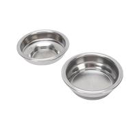 Aumotop Panier Filtrant pressurisé de 58mm, Conception Durable en Acier Inoxydable pour une Expérience Améliorée de la Saveur du café, 2 Pièces