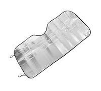 Aumotop Pare-Soleil de Pare-Brise de Voiture, Visière Réfléchissant la Chaleur pour Grand -Brise Universel argenté, Protection, Soleil Léger en Aluminium pour la Plupart des Voitures, Camions,