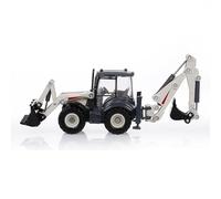 Aumotop Pelle en Alliage moulé sous Pression 1:50, Chargeur à 4 Roues, Chariot élévateur Bidirectionnel, Bulldozer, Modèle de Camion-Pelleteuse, Idéal pour Enfants