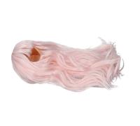 Aumotop Perruque Longue Bou de Poupée en Peluche, Cheveux en Soie Doux à Haute Température pour un Tour de Tête 35 à 39 Cm, Perruque Poupée Coton Style Confortable (#3)