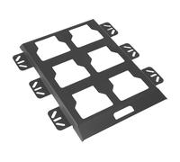 Aumotop Plaque de Base Robuste en Acier Inoxydable pour Boîte à Outils d'emballage, Plaque de Montage, Installation Facile, Fixation Sécurisée pour Lit Camion, Mur Véhicule