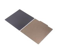 Aumotop Plaque de Construction D'imprimante 3D, Plaque D'acier à Ressort PET-PEI Double Face Résistante aux Hautes Températures pour CR10 300x300MM, Idéale pour les Filaments PLA, ABS, PETG, TPU et