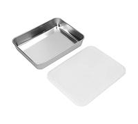 Aumotop Plaque de Cuisson Antiadhésive en Acier Inoxydable, Poêle Plate et Profonde, Dégagement Facile pour les Outils de Cuisson, Cuisine Domestique (Moyen 31,5x15,75 pouces)