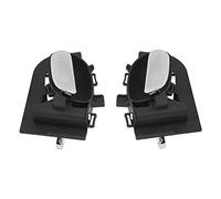 Aumotop Poignée de Porte Intérieure de Voiture Remplacement Haute dureté pour 206 207, Poignée Porte Intérieure Automobile ABS pour Remplacer les Anciennes Poignées, Côtés Avant/arrière, 1 Paire