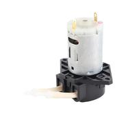 Aumotop Pompe Doseuse Péristaltique pour Liquide, Laboratoire D'aquarium 12V DC, Conception à Boucle Facile pour le Contrôle du Débit D'eau et de Produits Chimiques