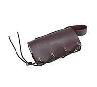 Aumotop Porte-gobelet de Moto de Haute qualité, Adaptateur Bouteille en Cuir PU Durable avec Bouton Suspension pour Tasses, Canettes, Bouteilles, Ajustement Universel/Noir (#1)