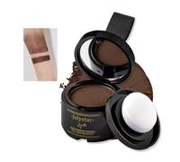 Aumotop Poudre de Naissance des Cheveux, Remplissage Volume Cheveux Portable, Modification Rapide L'image, Convient aux Hommes, Remplissage Naturel et Impeccable du Front, Volume Fin 4 G (01)