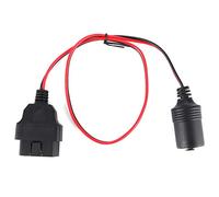 Aumotop Prise Allume-Cigare de Voiture, Adaptateur d'alimentation Durable pour Les Outils de Diagnostic pour Application Universelle