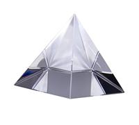 Aumotop Prisme Pyramide de Cristal, Beau Design coloré pour la Décoration de la Maison et Photographie, Prisme Cristal pour les Expériences Physique et L'enseignement éducatif, Léger Adultes Enfants