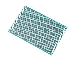 Aumotop Prototype de Platine de Prototypage PCB Double Face 8x12cm Haute qualité pour Expérience électrique, 10 Pièces pour Usine électronique