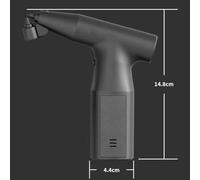 Aumotop Pulvérisateur de Peinture électrique Professionnel à Atomisation Fine, Multifonctionnel, Taille Compacte pour Meubles/Murs/scène Applicable, Kit de Pulvérisation Peinture Rechargeable Noir