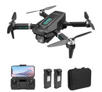 Aumotop Quadcopter Pliable avec Caméra 8K, Positionnement du Flux Optique pour des Images Claires, Quadricoptères pour la Photographie Aérienne, Noir (Noir #-2)