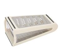 Aumotop Râpe à Fromage Récipient Double Face Râpe Fine et Grossière pour Couper L'ail et le Gingembre en Cuisine, Matériau ABS PS, 8,7 X 5,3 X 3, Pouces pour les Amateurs de Fromage