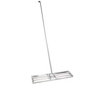 Aumotop Râteau de Nivellement de Pelouse, Outil Robuste en Acier Inoxydable, Outil D'économie D'effort pour Jardin, Arrière-Cour, Ferme, Ranch, 80.51 Pouces