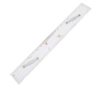 Aumotop Règle Parallèle Marine de 600 Mm, Traceur de Navigation Pratique pour les Navires Marins, Diviseur Mesure Carte Marine en Acrylique Robuste adapté aux Bateaux, 1 X Règle Parallèle